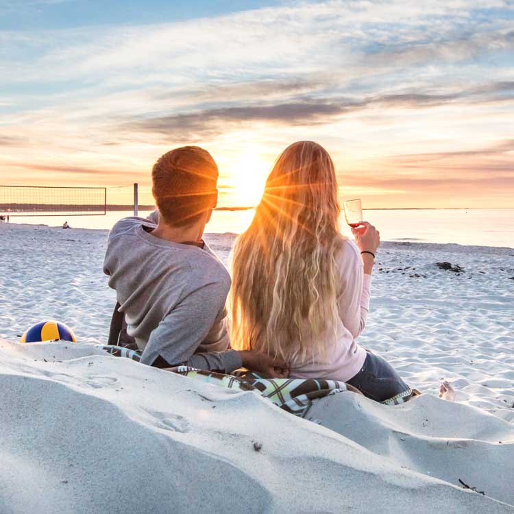 Sommerurlaub-Ferienhaus-Ostsee-Strand
